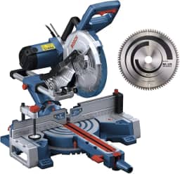 Bosch Serra meia esquadria telescópica GCM 254 D + Disco Multimaterial Alumínio 220V