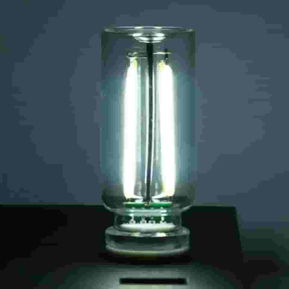 Luz noturna de toque USB, luz noturna USB, lâmpada de filamento de LED regulável, mini luzes multicoloridas para quarto