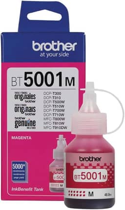 BROTHER Garrafa de tinta Magenta para 5000 impressões, médio, BT5001M