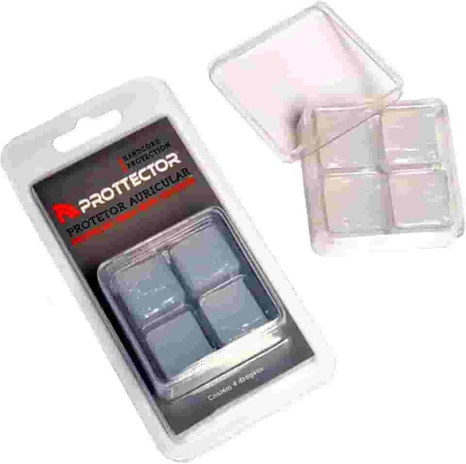 Protetor Auricular Silicone, Transparente, Dogma, Kit com 2