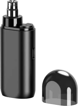 Aparador de Pelos Nariz Orelha Rosto Profissional Recarregável USB Silencioso Portatil Lamina Aço Inox Compacto Cortador Removivel Facil de Limpar Premium