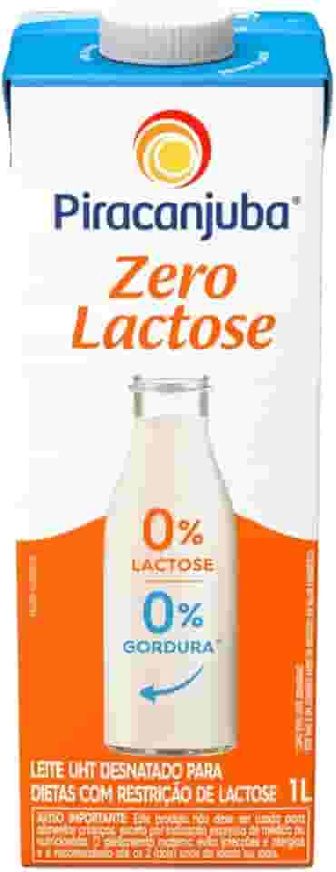 Piracanjuba Zero Lactose - Leite Desnatado, 1L