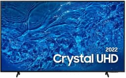 SAMSUNG SMART TV CRYSTAL UHD 4K BU8000 85", SLIM, TELA SEM LIMITES, VISUAL LIVRE DE CABOS, ALEXA COMPATIVEL, CONTROLE ÚNICO