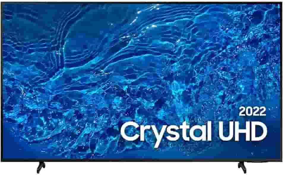 SAMSUNG SMART TV CRYSTAL UHD 4K BU8000 85", SLIM, TELA SEM LIMITES, VISUAL LIVRE DE CABOS, ALEXA COMPATIVEL, CONTROLE ÚNICO