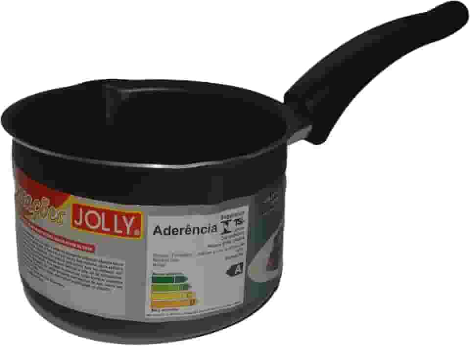 Panela Papeiro 14 em Alumínio Antiaderente com Bico Ambos os Lados - 13,9 X 9,5 Cm