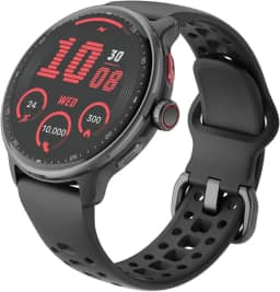Smartwatch com GPS, 1.43' Display Bluetooth Telefone Chamada, 256MB, à prova d'água 3ATM,relogio smartwatch feminino e masculino (preto)