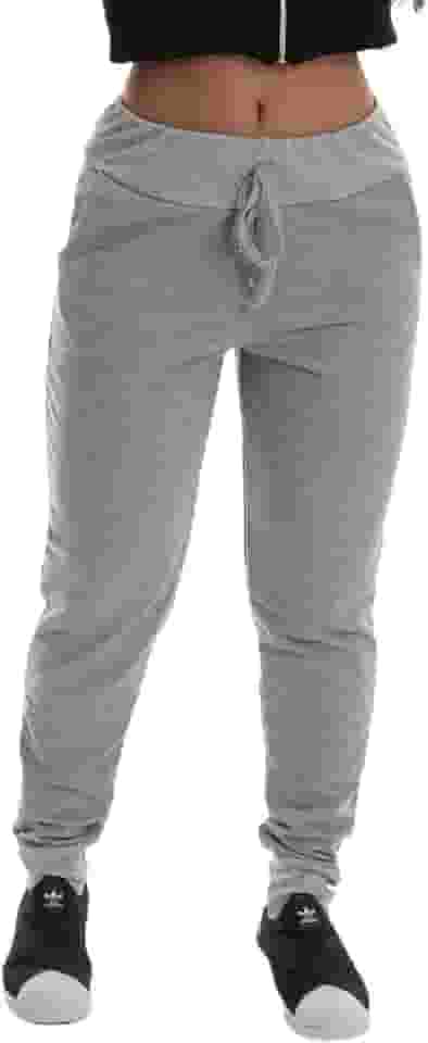 Calça Jogger de Moletom com Bolso Feminina