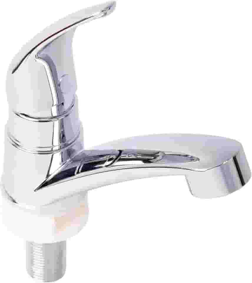 TKLA Torneira Lavatório Em ABS Cor Cromada Banheiro Lavabo Cozinha Fria Mesa