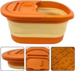 Balde Dobravel de Silicone Banheira Portátil para Pés Partna 4102LA