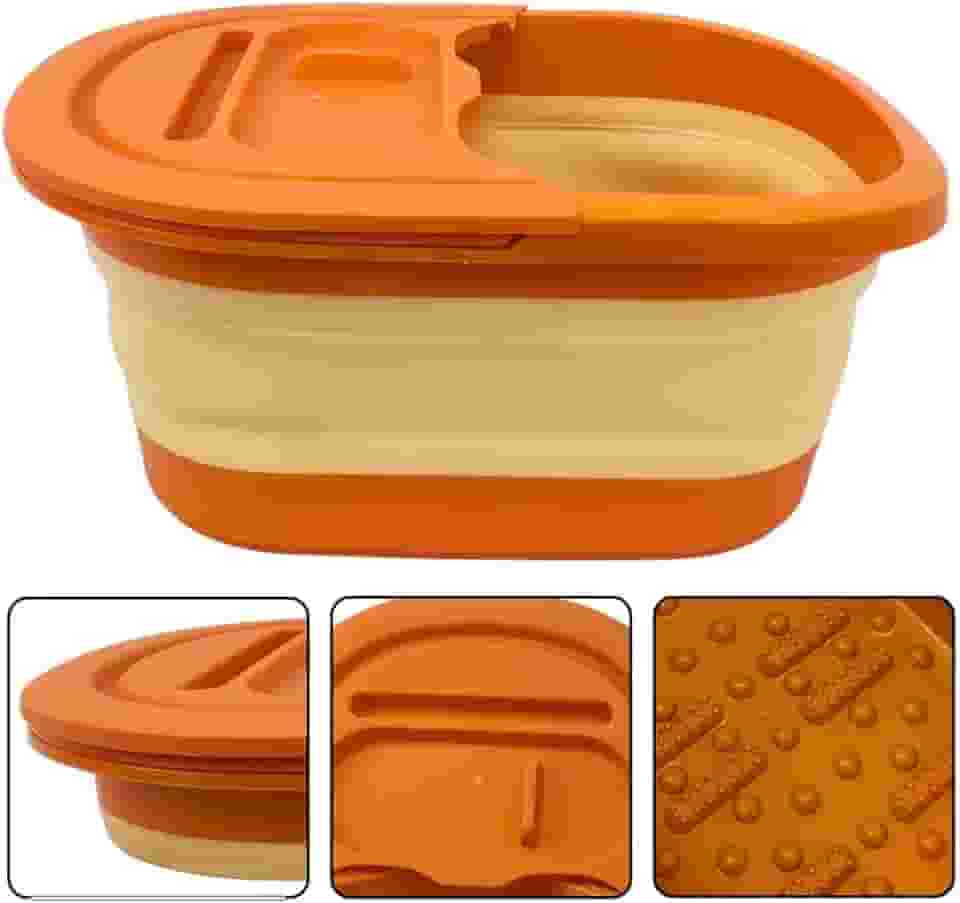 Balde Dobravel de Silicone Banheira Portátil para Pés Partna 4102LA