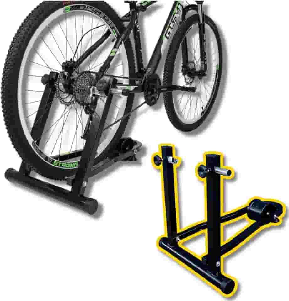 Rolo para treino de ciclismo! Suporte com fixação ideal para treino. firme e resistente