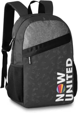 Mochila Now United Preta c/Azul NU3257