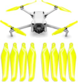 Master Airscrew Hélices Stealth para DJI Mini 3 - Cor elétrica, 4 hélices no conjunto