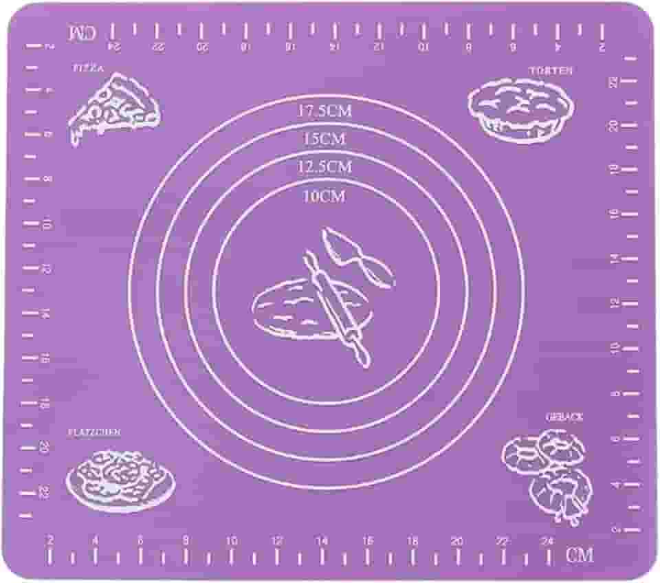 Tapete Culinário de Silicone para Amassar e Assar, Multiuso (64x45)