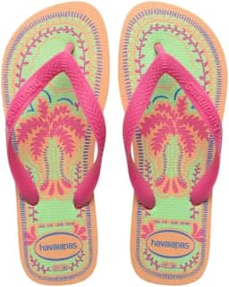 Chinelo Feminino Summer Vibes Estampa de Coqueiro