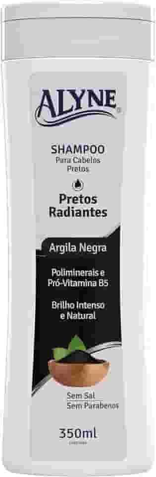Alyne, Shampoo para cabelos, Pretos Radiantes, 350 ml, Preto