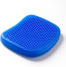 Almofada Ortopédica Em Gel Silicone Confortável Para Coccix, Coluna, Hemorroidas, Dor Lombar, Assento Ergonômico, Antiderrapante, Ventilada, Portátil, Lavável