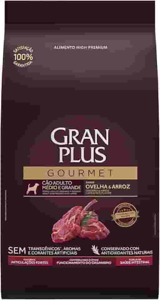 Granplus Ração Granplus Gourmet Para Cães Adultos De Médio E Grande Porte Sabor Ovelha 15Kg