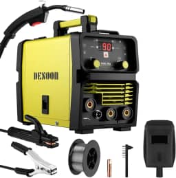 DESOON Máquina de Solda Mig/MMA/Tig 3 Em 1 Tecnologia IGBT 120A sem gás 127V portátil de soldador Com Mascara De Proteção E Pistola MIG Separada