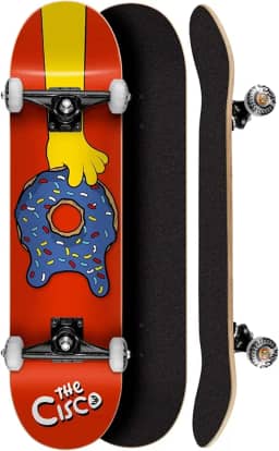 Skate Montado Cisco Profissional Serie The Cisco Dunuts Red 8.0 - Abec 5