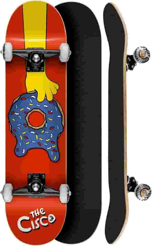 Skate Montado Cisco Profissional Serie The Cisco Dunuts Red 8.0 - Abec 5