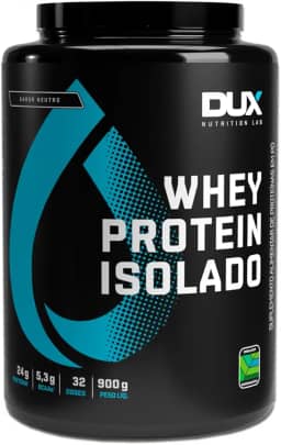 Whey Protein Isolado Sem Sabor Pote 900g – Contribui para os Resultados e Auxilia a Recuperação Muscular – Dux Human Health
