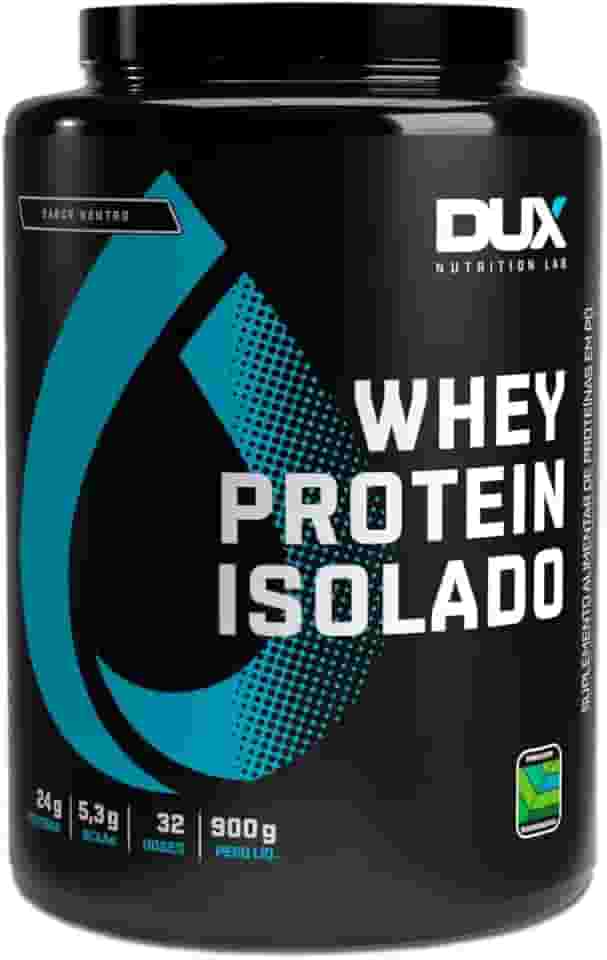 Whey Protein Isolado Sem Sabor Pote 900g – Contribui para os Resultados e Auxilia a Recuperação Muscular – Dux Human Health