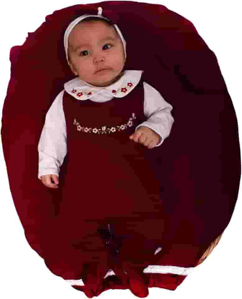 Saída Maternidade Menina Bela Marsala 05 peças Roupas de Bebê Marsala