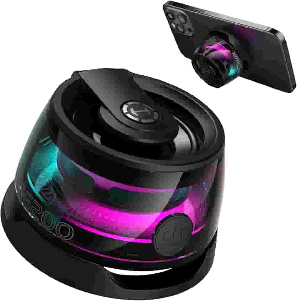 Caixa de som portátil Magnética RGB G200 EDIFIER HECATE - Preta