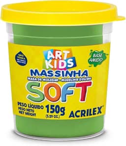 Massa de Modelar Soft Acrilex Verde 150 g