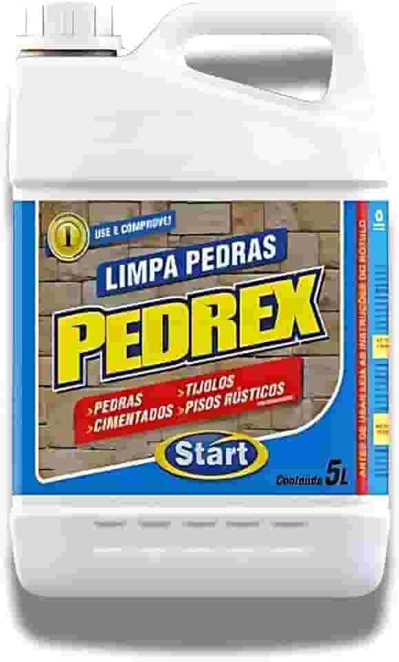 Limpa Pedras Calçadas Pedrex Piso Rustico Start Antiderrapante Concentrado 5 Litros
