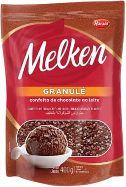 Chocolate Granulado Ao Leite Granulé 400g Melken Harald
