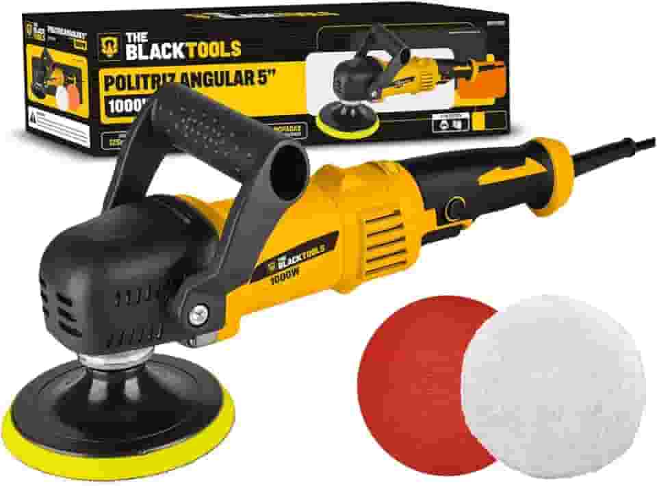 Politriz Angular Automotiva 5 Polegadas 1000w 2800-5800 Rpm 220v Btp1000 The Black Tools
