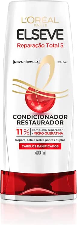 L'Oréal Paris Condicionador Elseve Reparação Total 5+ 400Ml