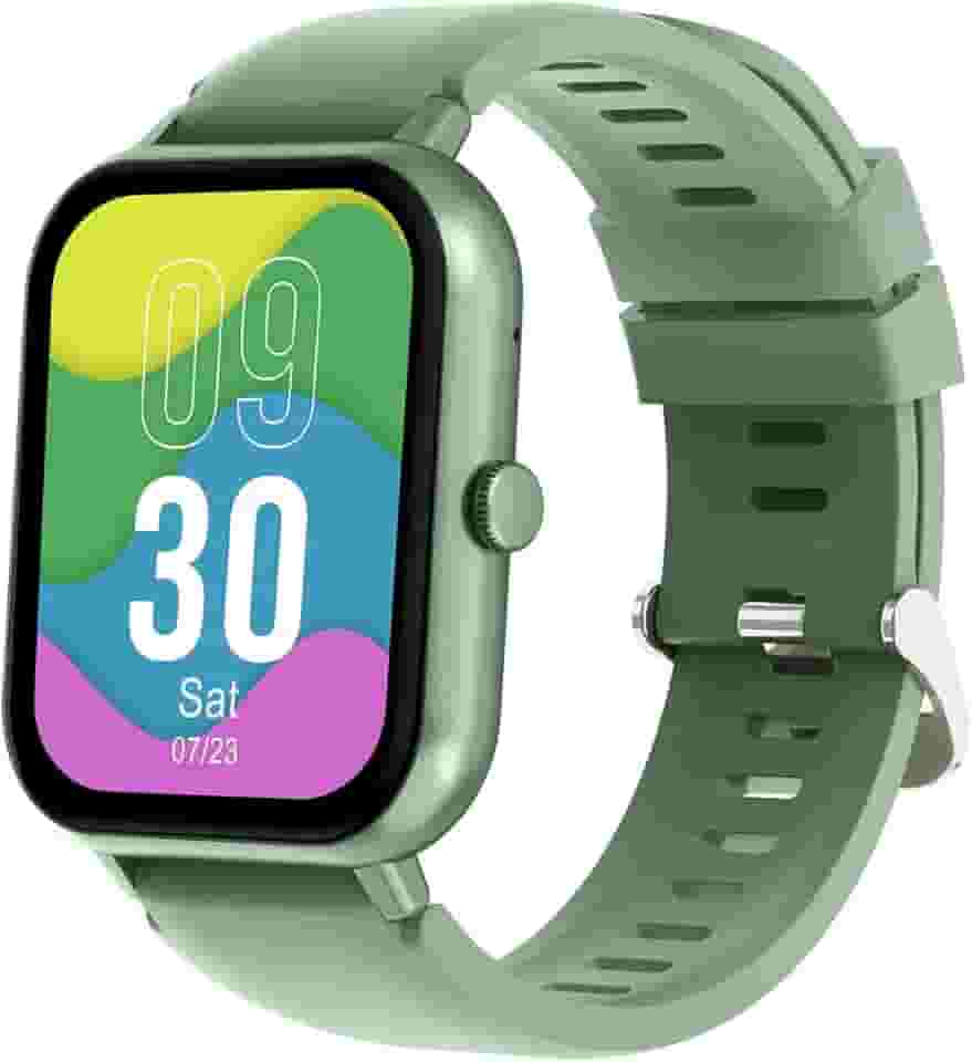 SmartWatch, relogio smartwatch feminino com 1.83' Ecrã tátil, à prova d'água IP68, Recebimento de Notificações, relogio smartwatch masculino com 100+ Modos Esportivos Faz e Recebe Ligações (Verde)