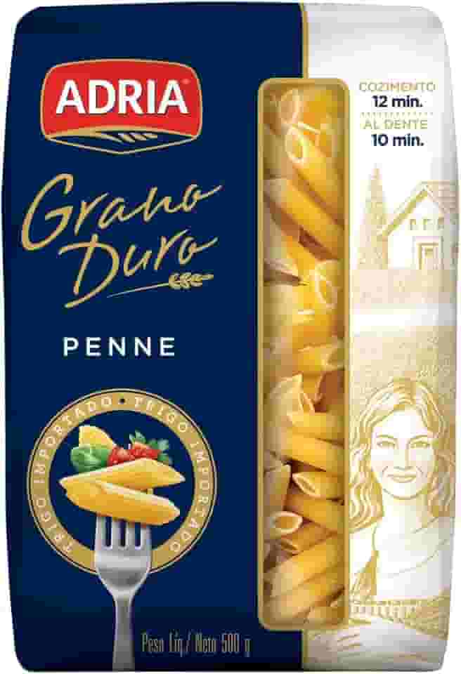 Adria Macarrão De Sêmola Grano Duro Penne Pacote 500G