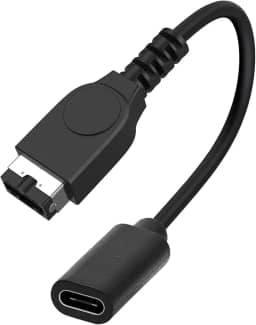 Cabo de carregamento USB-C para Gameboy Advance SP, adaptador USB tipo C para consoles Nintendo DS e Game Boy Advance GBA SP
