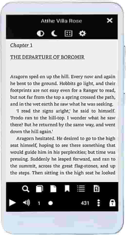 Zopsc LEITOR DE EBERTE HD DE 5 Polegadas, para Tablet 5.1 Com Memória WiFi DE 8 GB, Com Câmera e Alto -falantes DE 5MP, para Formatos PDF EPUB MOBI e Multimídia