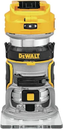 Dewalt Tupia Compacta, 7 Controles de Velocidade, Ideal para Trabalhos em Artesanatos e Marcenarias, Modelo DCW600B, Sem Bateria e Sem Carregador, 20V MAX XR