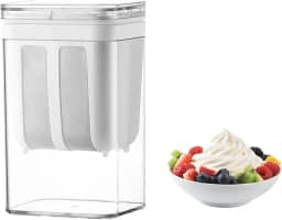 Máquina de iogurte grego de 1100 ml - Coador de iogurte ultrafino, peneira reutilizável de arroz, chá, suco, peneira de alimentos