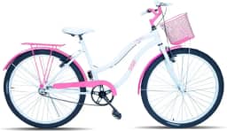 Bicicleta Feminina Passeio Forss Hello Aro 26 Com Cestinha