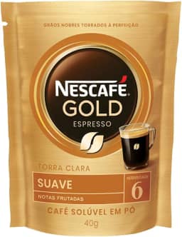 Empório das Cápsulas Café Solúvel Nescafé Gold Suave 40G Intensidade 6