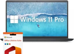 Dell Notebook Inspiron de 15,6 polegadas, laptop Windows 11 Pro 32 GB RAM 1TB SSD, processador Intel Core i7-1255U, tela IPS 120 x 120 Hz 1920 x 1080, licença vitalícia do Microsoft Office, teclado
