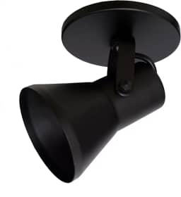 Spot Direcionável Sobrepor E27 - Luminária Moderna para Ambientes Internos, Ideal para Lâmpadas Par20 ou Bulbo LED (Preto)