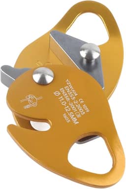 Escalada Descendente Engrenagem de Equipamento de Rappel de Trava Automática de Trava de Freio de Corda para 11-12,5 Mm de Corda Com Placa de Fricção Ajustável, Liga de Magnésio