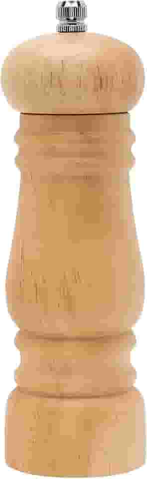 Moedor de Pimenta e Sal em Madeira Nobre Linha Premium: Moedor Manual com Mecanismo de Cerâmica e Pino Regulador para Sal Grosso, Pimenta do Reino e Temperos Design Rústico, Ideal para Cozinha Gourmet