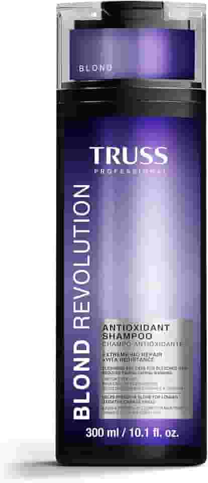 Truss Shampoo Antioxidante Blond Revolution | Proteção e Brilho para Cabelos Loiros | 300ml