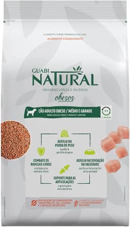 Guabi Natural-Ração Cães Obesos Porte Médio e Grande 10,1 kg