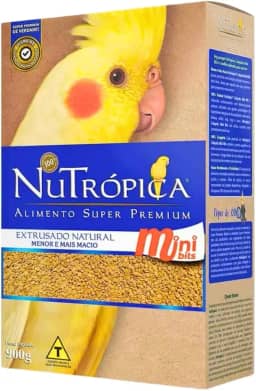 Ração Para Calopsita Natural Mini Bits 900g Nutrópica