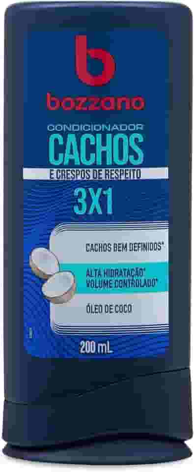 Bozzano Condicionador Cachos e Crespos 3x1 200ml